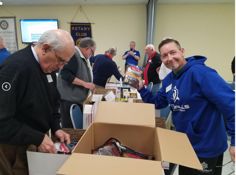 Adopt-A-Platoon Packing the Adopt-A-Platoon boxes was a lot of fun!