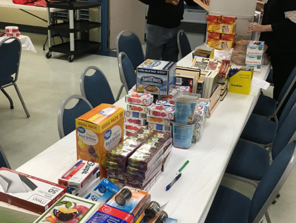 Adopt-A-Platoon Some of the snack items we collected.