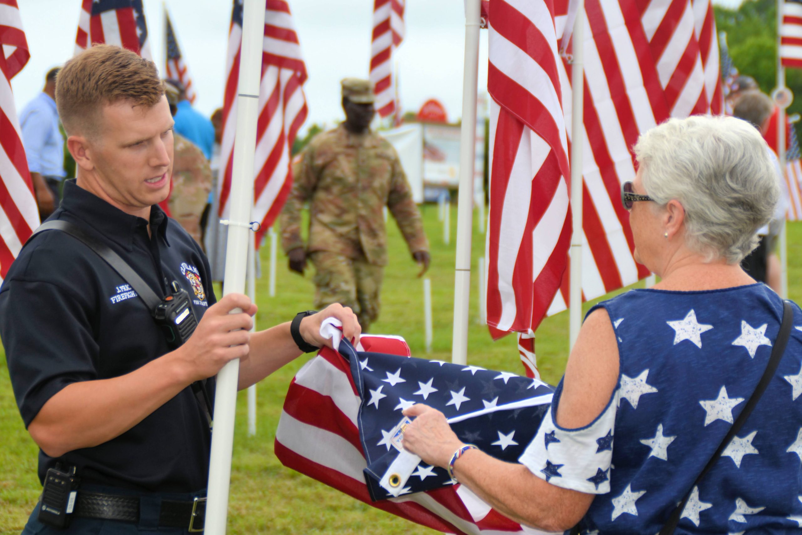 Flag Raising (Photo Credit Kristin Brown)