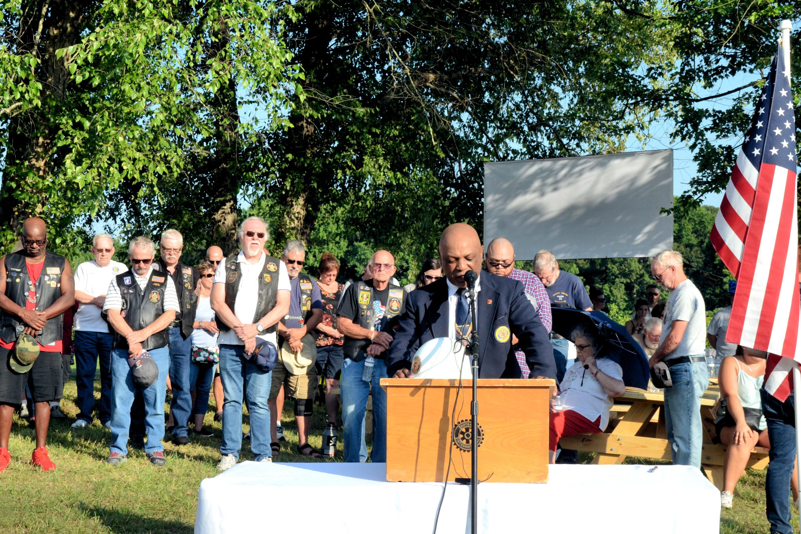 Tribute to Veterans and Flag Day June 14, 2021 (Photo Credit Kristin Brown)