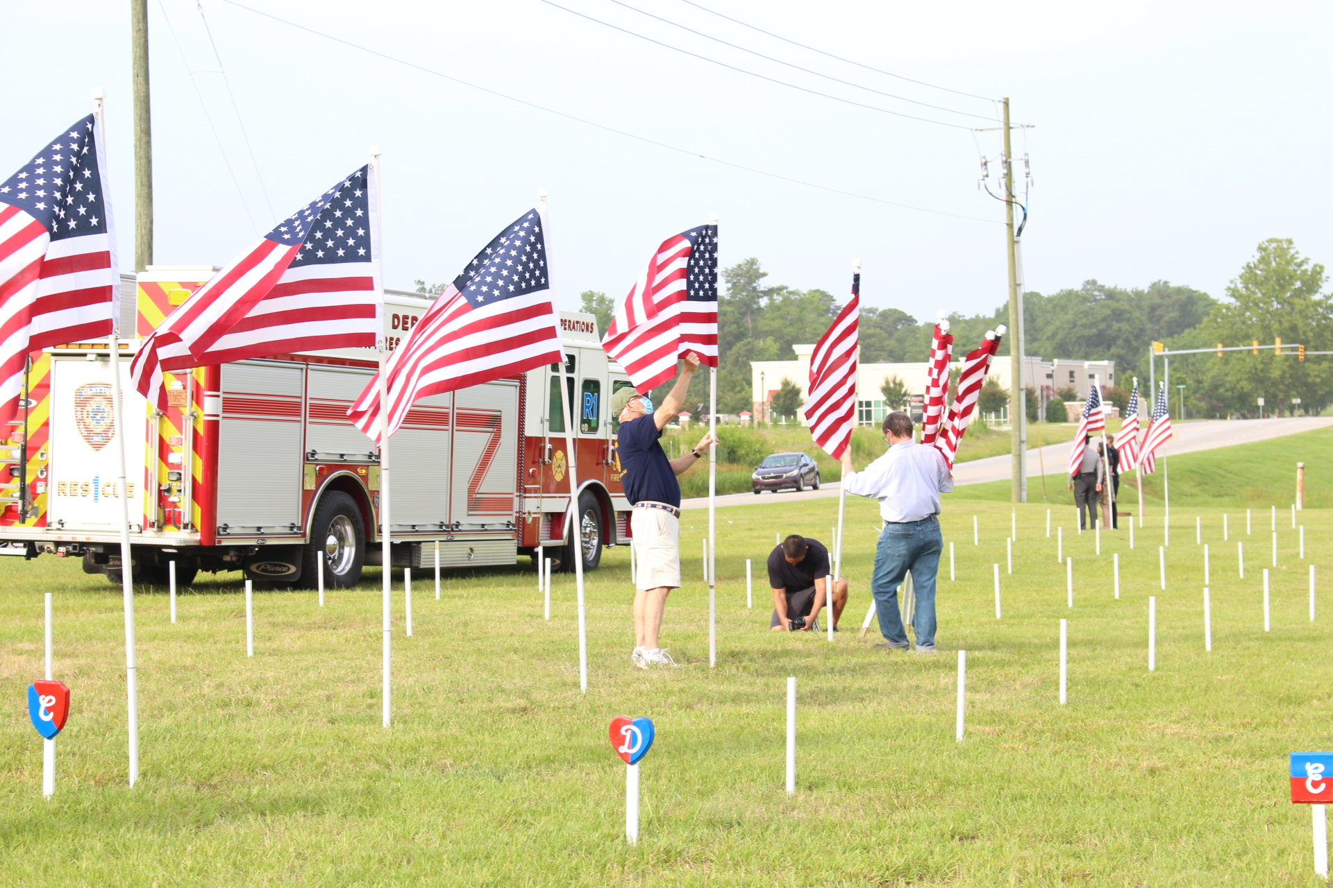 Flags For Heroes 2020 Flag Raising 2021 JoCo Flags For Heroes