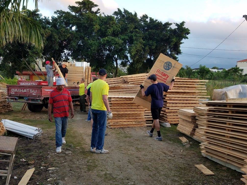 2018 Latrine project in the Dominican Republic Rotarians hard at work on the 2018 latrine project in the Dominican Republic.