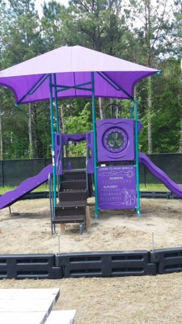Playground The finished playground