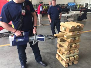 Clayton Fire Department Demo of the Jaws of Life at Station 1