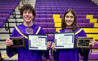 Clayton Rotary Club Awards Scholarships to Corinth Holders High School Winners