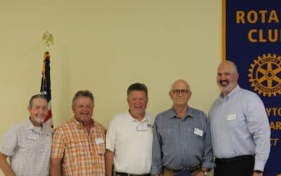 Allen Tew, Marty Bizzell, and John Long Receive Paul Harris Recognitions