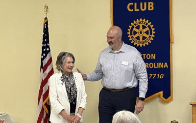 Karen Hudson Receives Paul Harris Recognition