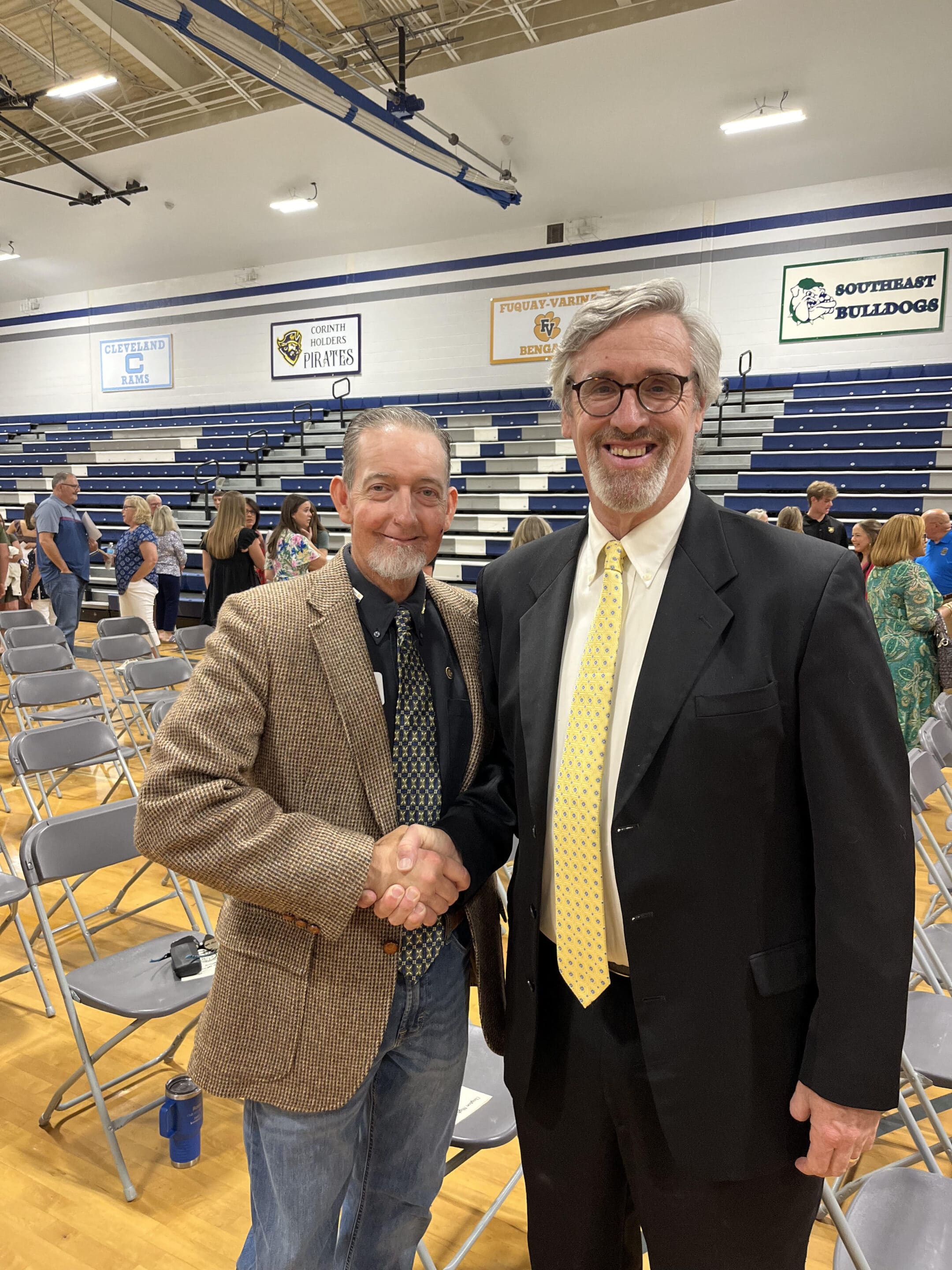 05.28.2024 - James Woodall - Jeff Sullivan - Clayton High School (L) to (R): James Woodall and Jeff Sullivan