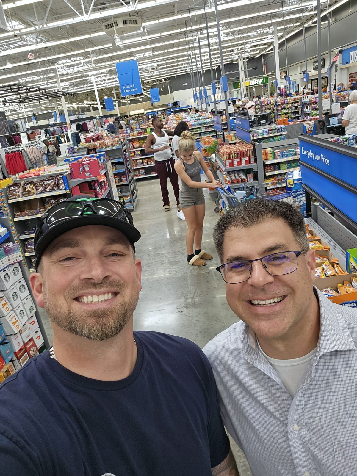 09.01.2024 - Randy Berry and Michael Tolar - Walmart Clayton (L) to (R): Randy Berry and Michael Tolar