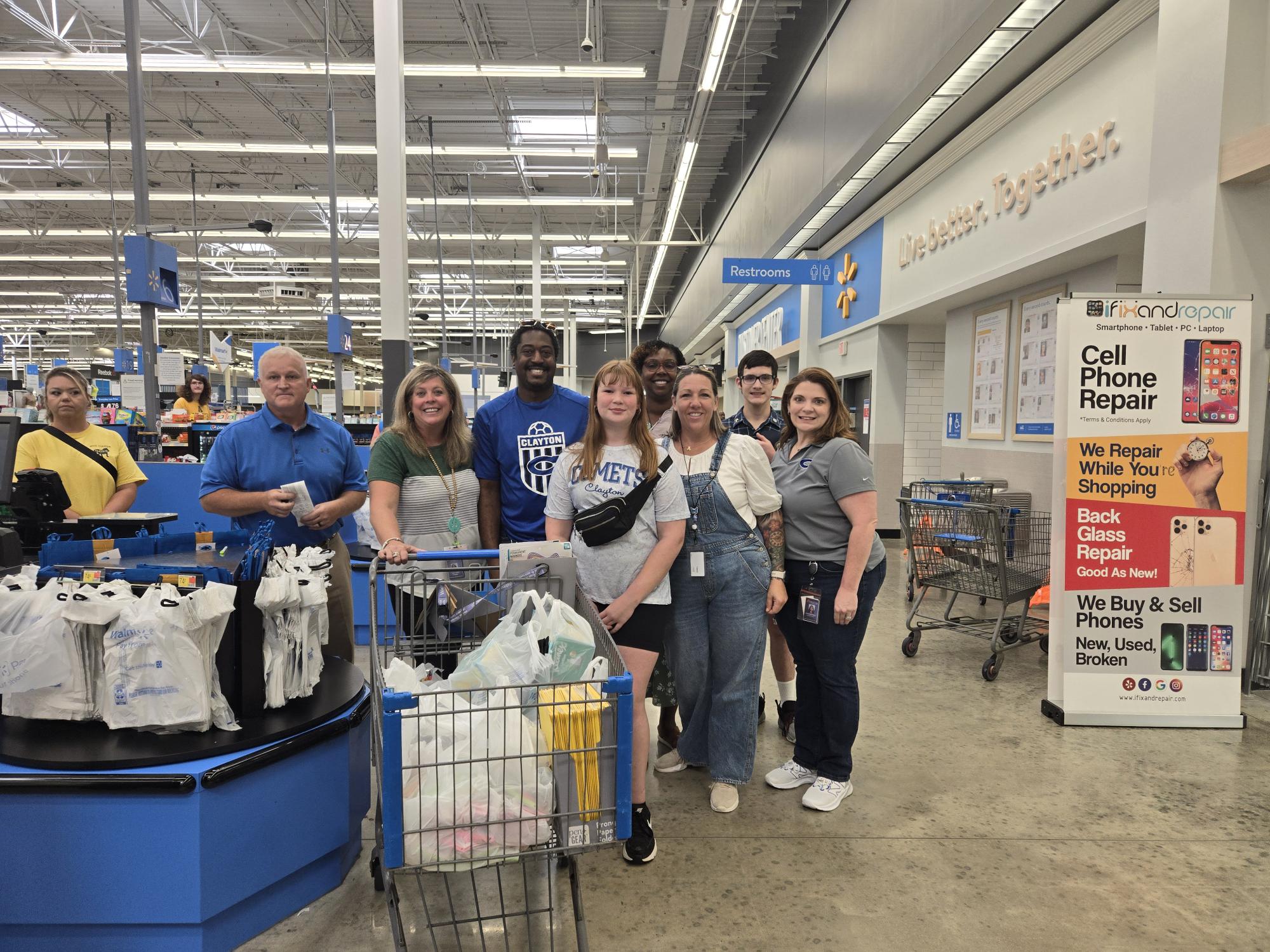 2024 School Shopping Spree at Walmart, Clayton, NC. 2024 School Shopping Spree at Walmart, Clayton, NC.