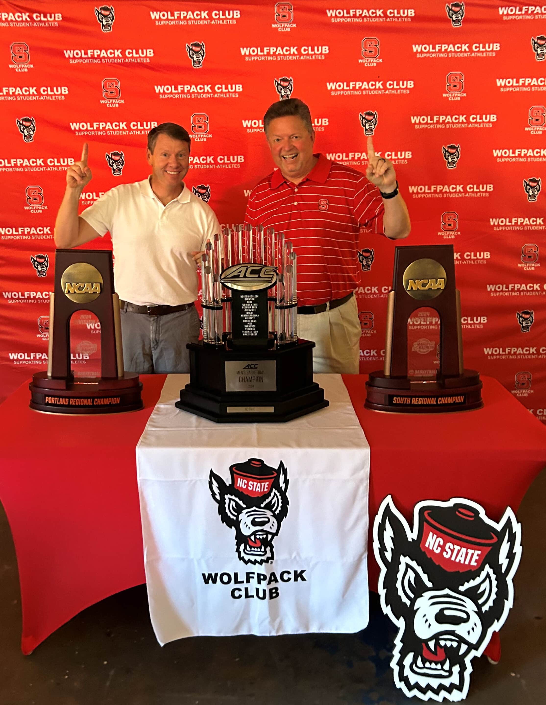 05.28.2024 - Charles Marcom and Marty Bizzell - Wolfpack Club (L) to (R): Charles Marcom and Marty Bizzell