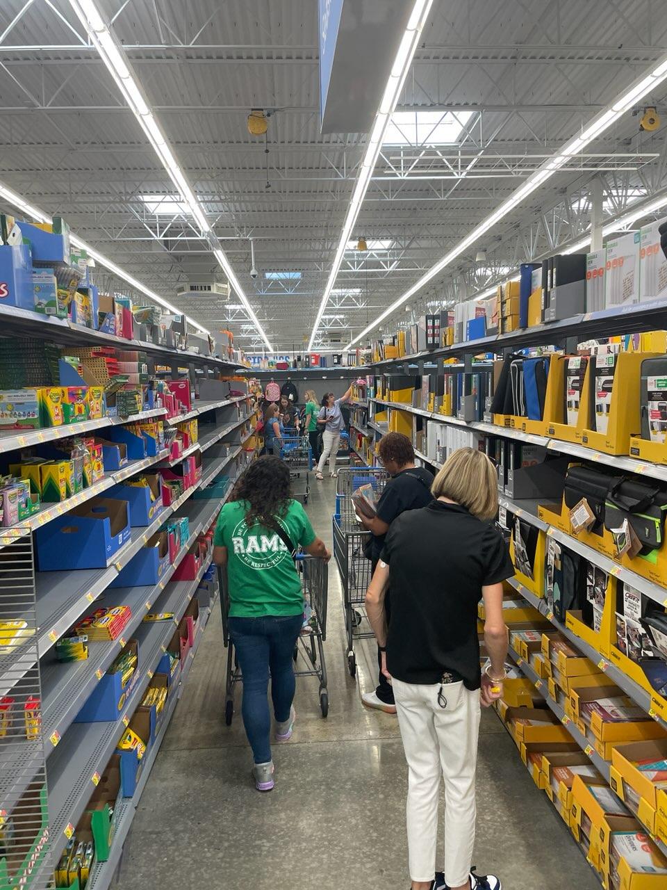 2024 School Shopping Spree at Walmart, Clayton, NC.