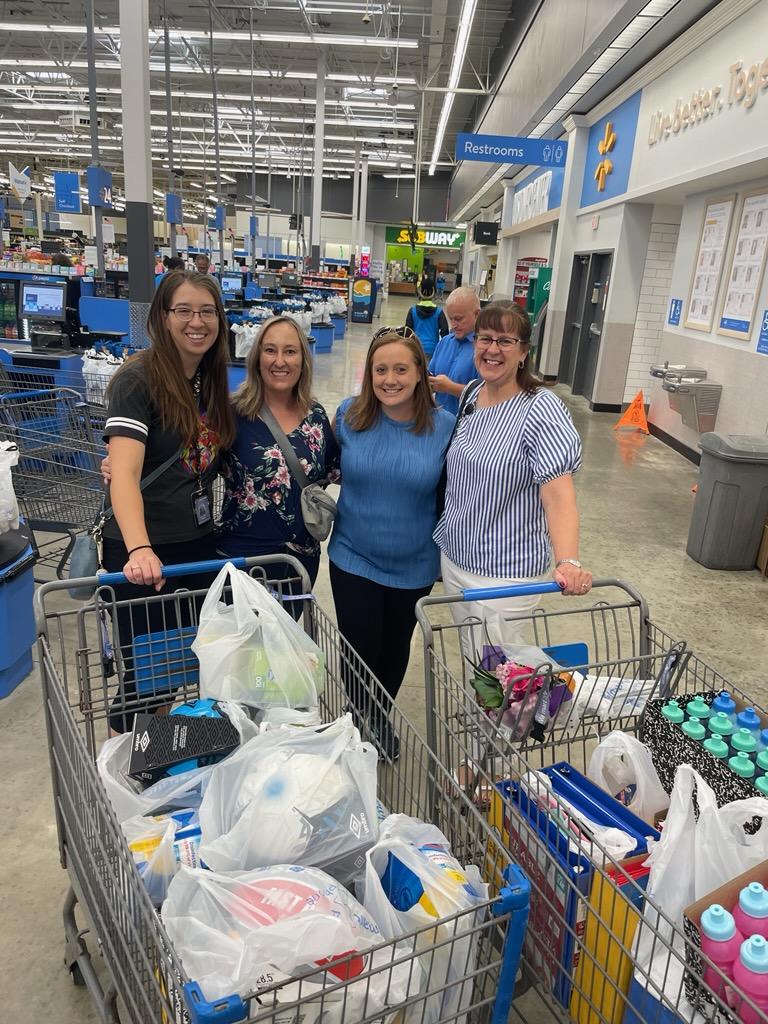 2024 School Shopping Spree at Walmart, Clayton, NC.
