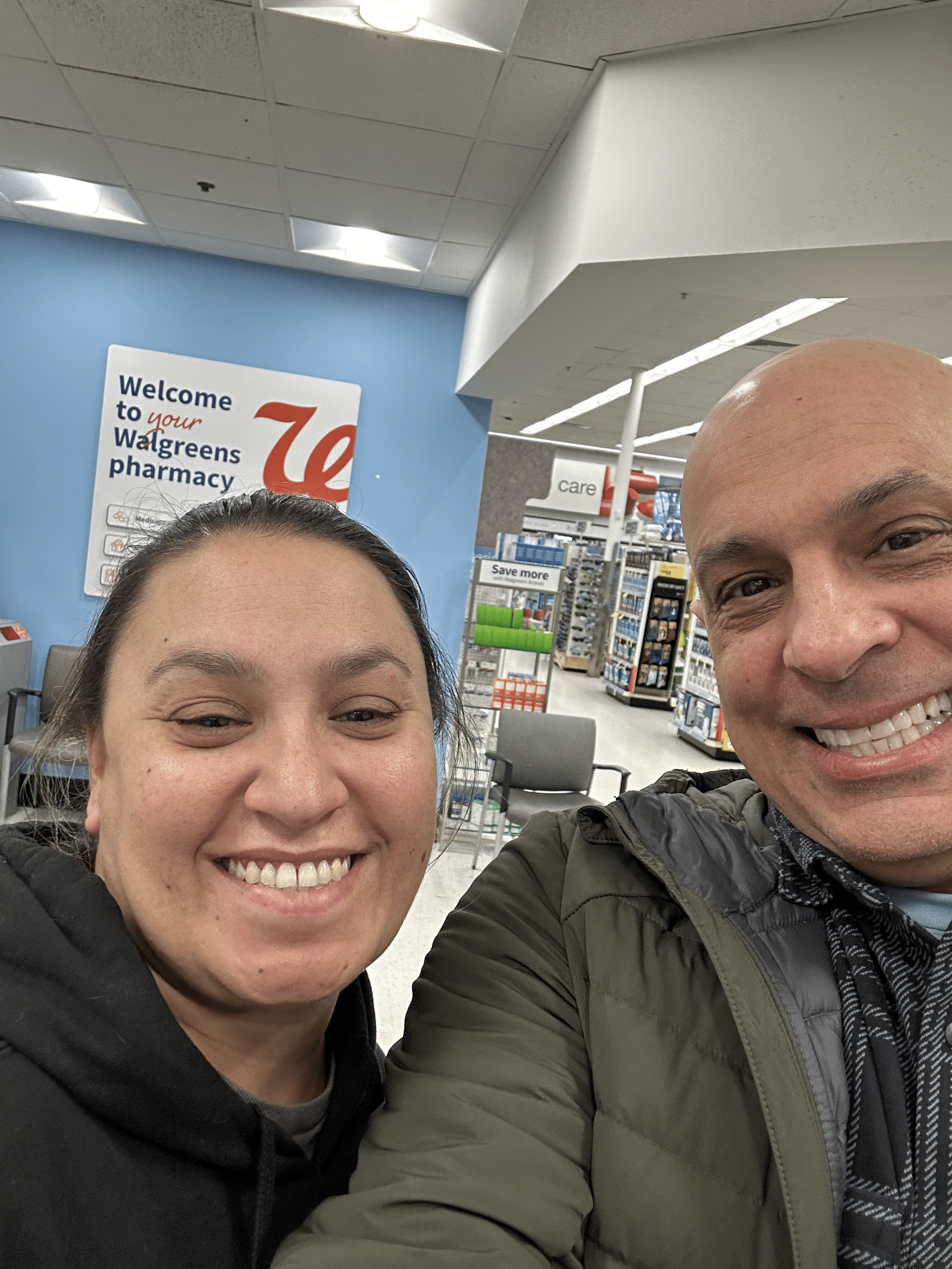 Nicole Russotto - Michael Poulos - Walgreens - 02.06.2025 L to R - Out and About - Nicole Russotto - Michael Poulos - Walgreens - 02.06.2025