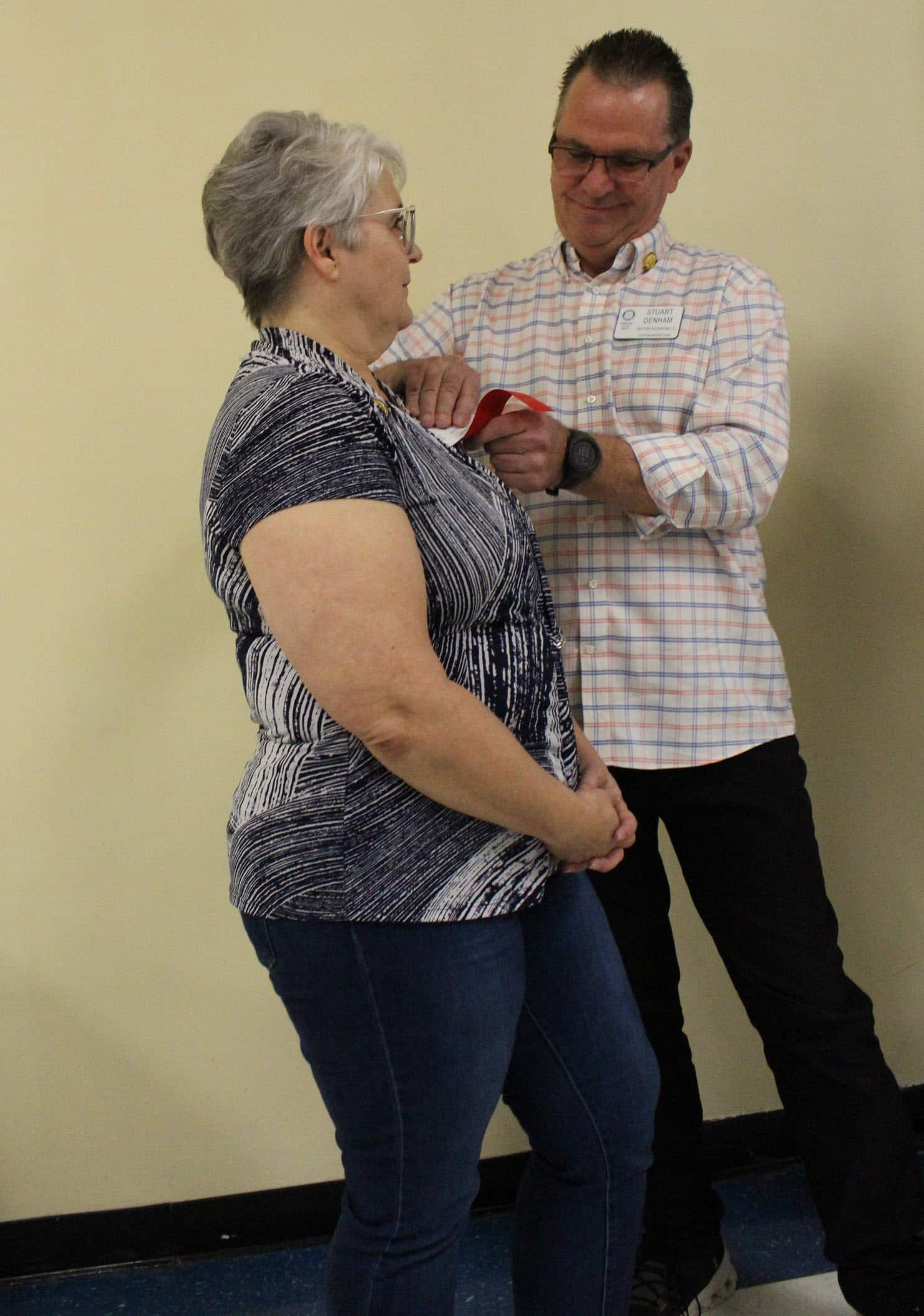 Stuart Denham removes Lori Denham's Red Ribbon - 05.15.2025