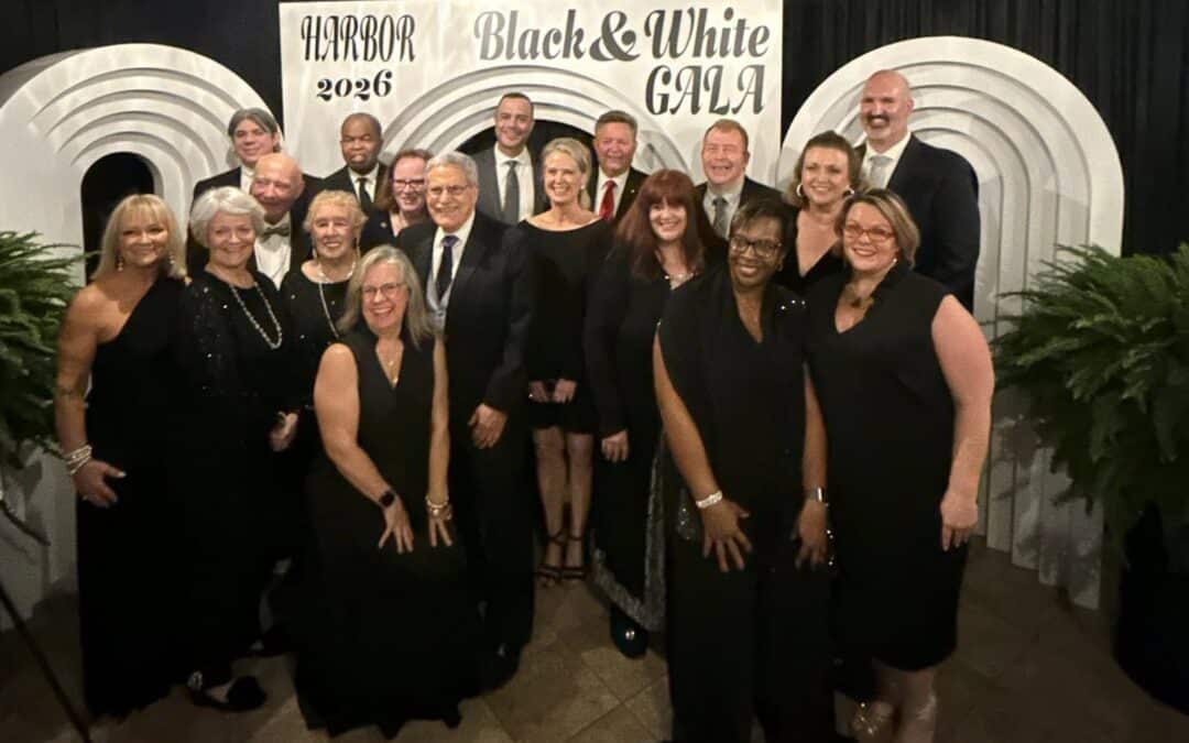 Clayton Rotary Club was the Presenting Sponsor for the Harbor Shelter Black & White Gala