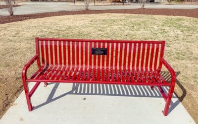 Clayton Rotary Club Donated a Memory Bench in Honor of Noelle Strong